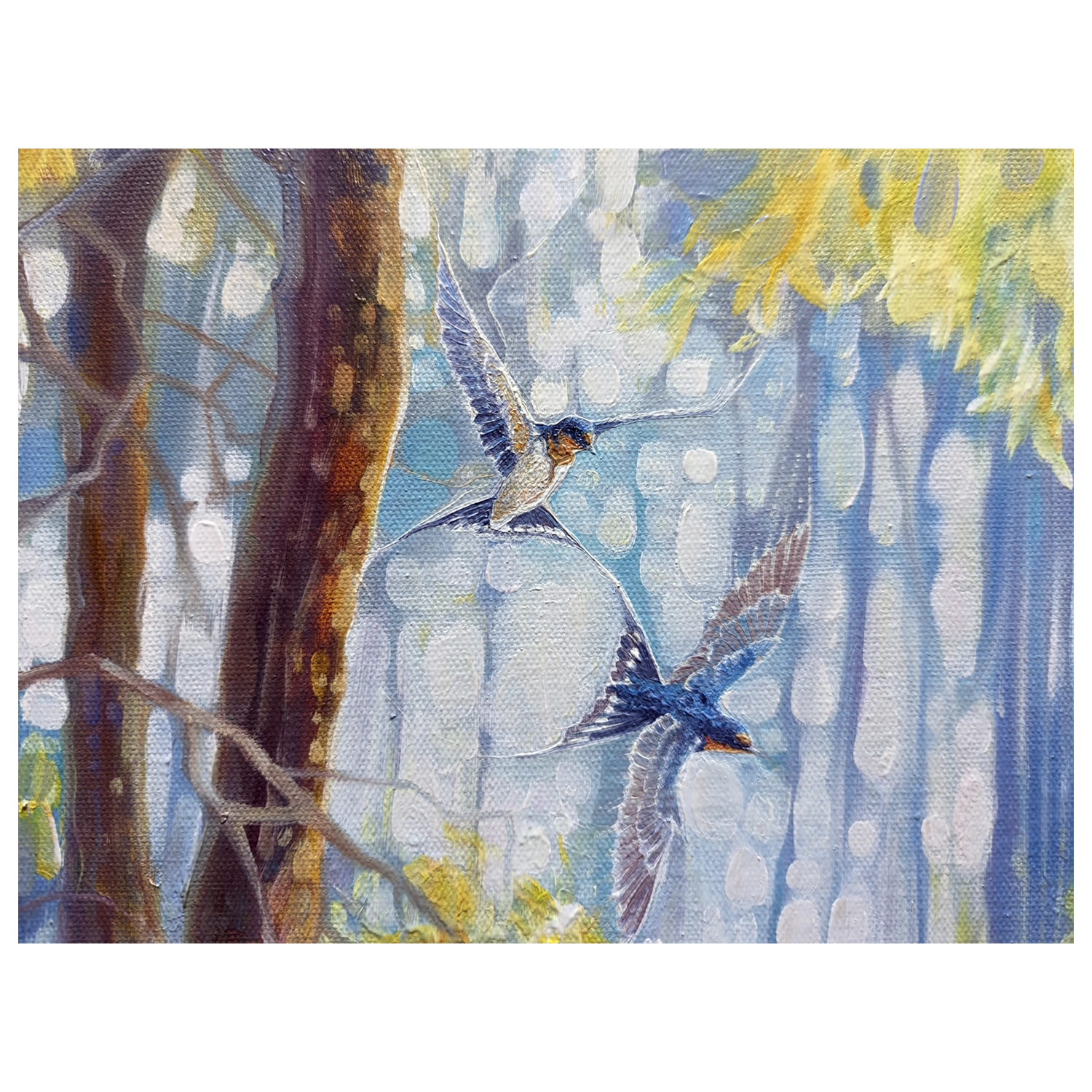 'Somewhere in an Autumn Clearing', Gill Bustamante. Original Painting. - Image 6