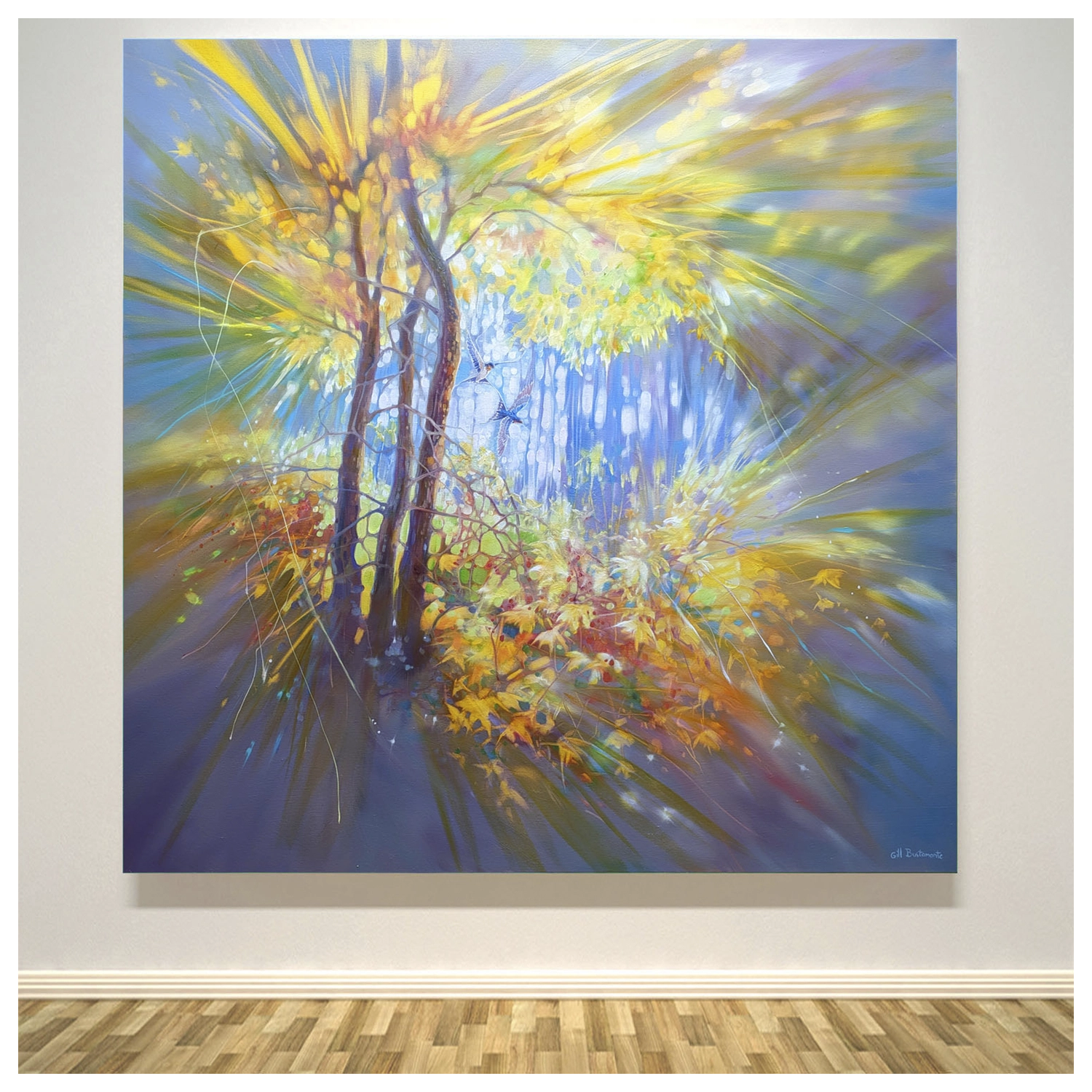 'Somewhere in an Autumn Clearing', Gill Bustamante. Original Painting. - Image 5