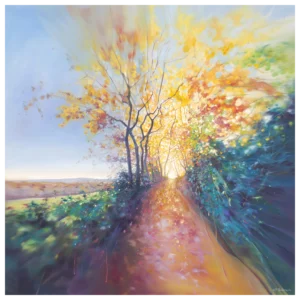 'The Truth Calls Again'. A large original painting by Gill Bustamante