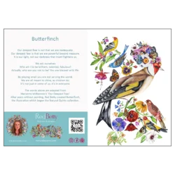 'Butterfinch II'. A RedBetty fine art card.