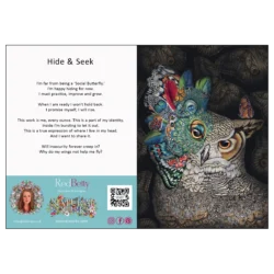 'Hide and Seek'. A RedBetty greetings card.