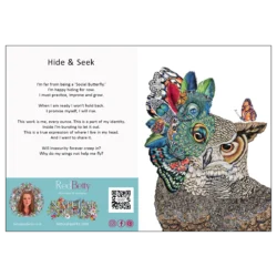 'Hide and Seek II'. A RedBetty greetings card.