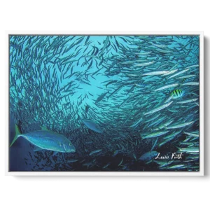 'Predator and Prey'. Framed canvas art prints by Lewis Firth