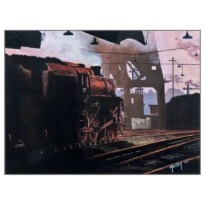 'Dawn Light, Class 5 Locomotive', Morton Murray art prints.
