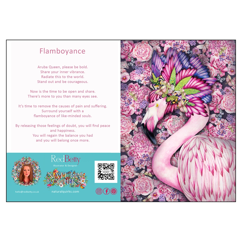 'Flamboyance', An open card by RedBetty.