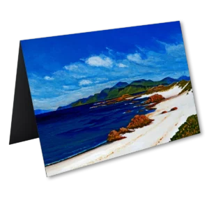'Iona Strand'. A Morton Murray art card.