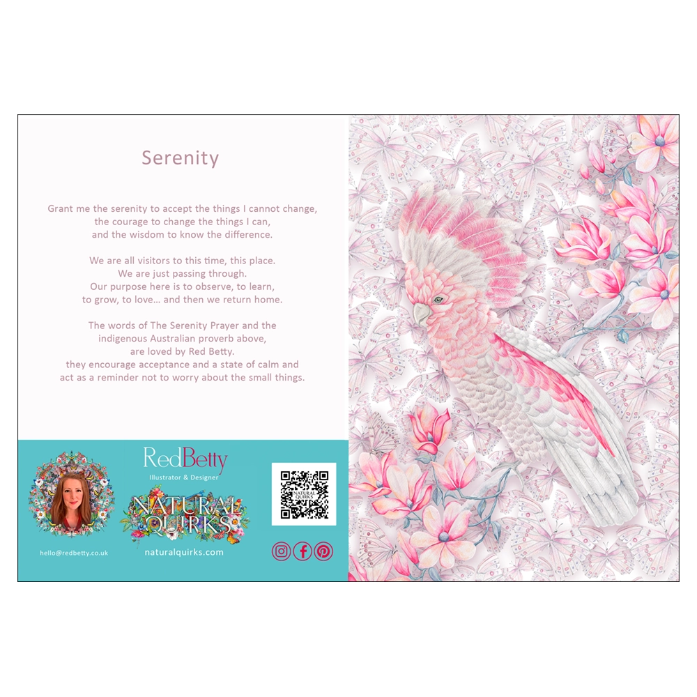 'Serenity'. A fie art card by RedBetty.