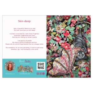 'Skin Deep'. A fine art greeting card by RedBetty.