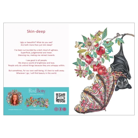 'Skin Deep 2'. A fine art greeting card by RedBetty.