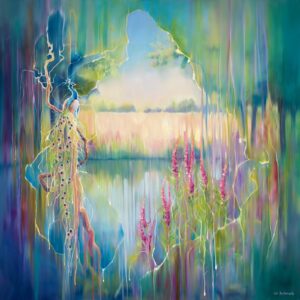 'The Peacocks Secret', Gill Bustamante. An Original Painting.