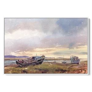 'The Dee Estuary, Heswall' Colin Callon. Mounted Fine Art Prints, Framed Canvas Art Prints & Art Cards.