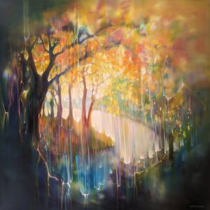 'Getting Closer', Gill Bustamante. Original Painting.