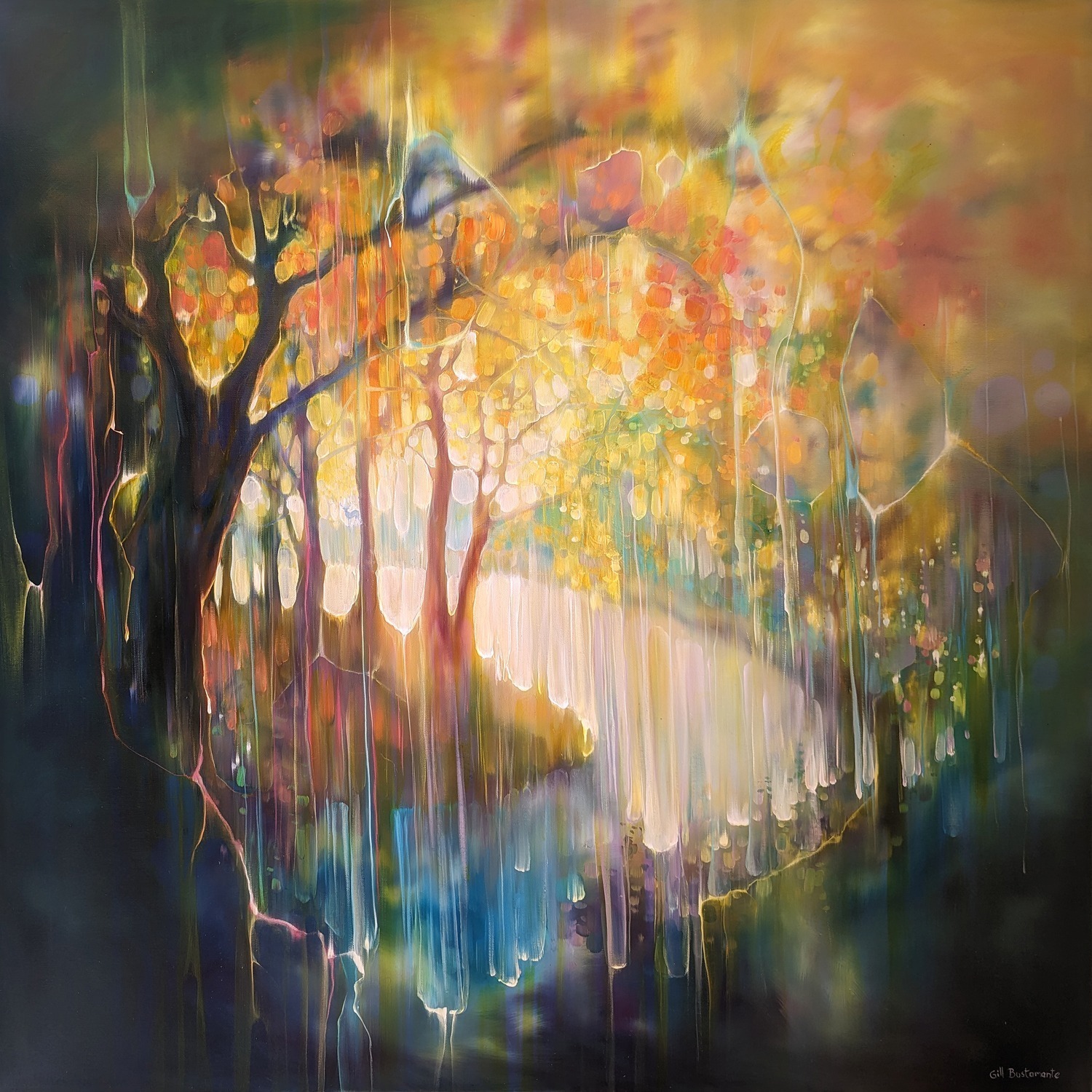 'Getting Closer', Gill Bustamante. Original Painting.