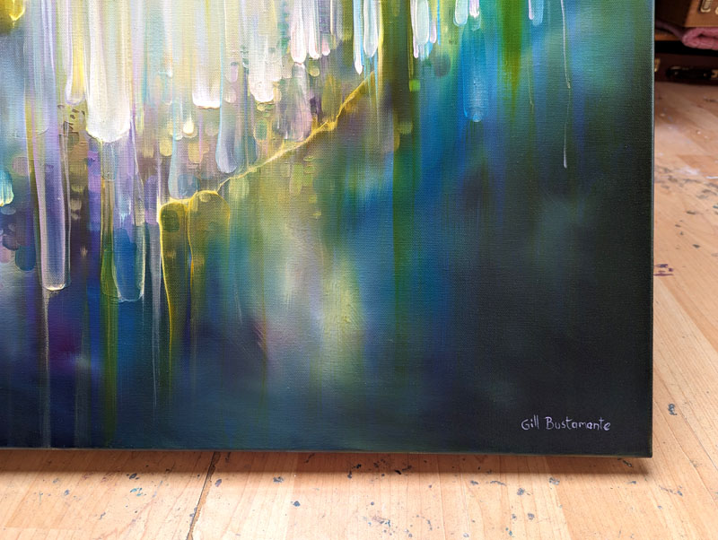 'Getting Closer', Gill Bustamante. Original Painting. - Image 7