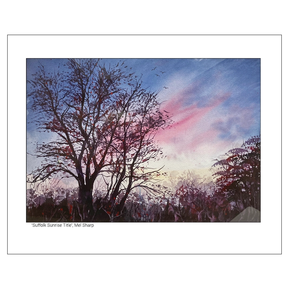 'Suffolk Sunrise'. Fine art prints by Mel Sharp