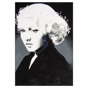 'Lana Turner'. An original painting by Harry Rigby