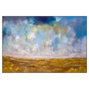 'Across The Moors'. An original painting by Ted Warburton.