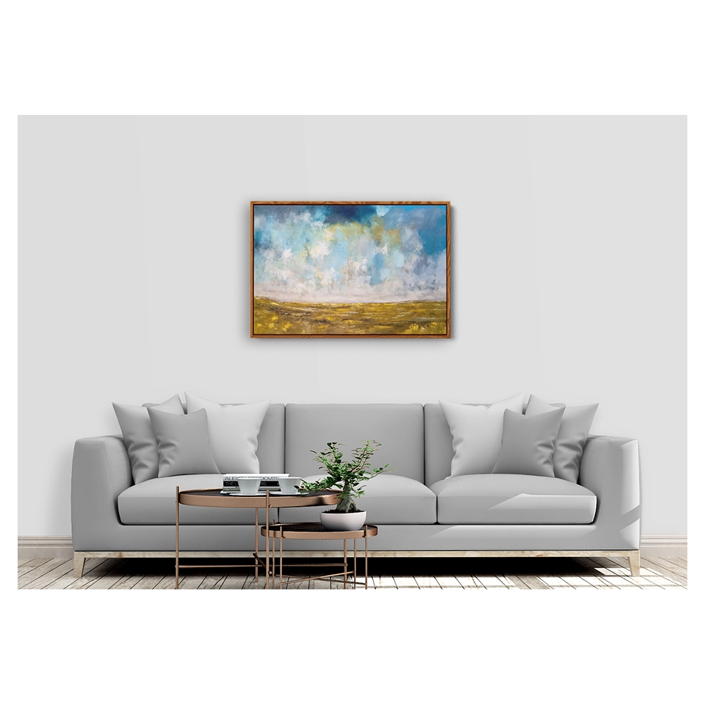 'Across The Moors'. An original painting by Ted Warburton