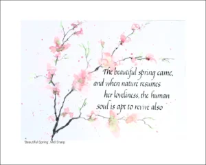 'Beautiful Spring'. Art prints by Mel Sharp