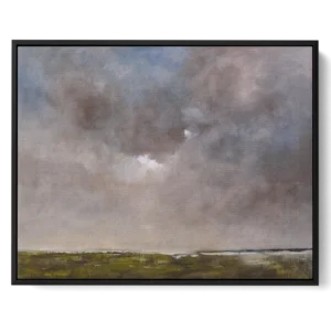 'Knott End'. A framed canvas art print by Ted Warburton.
