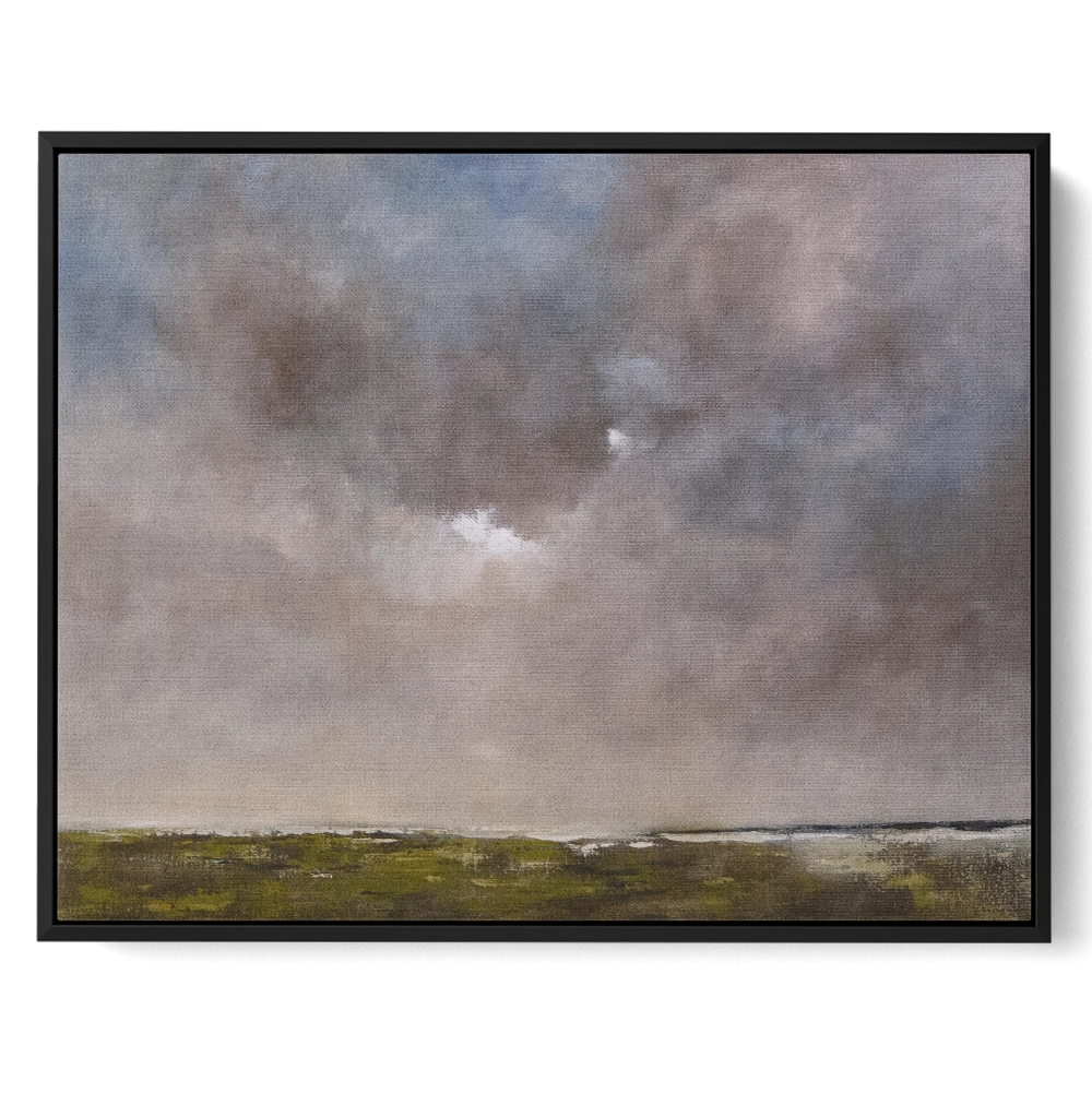 'Knott End'. A framed canvas art print by Ted Warburton.