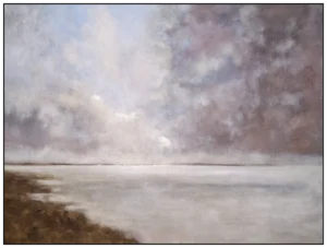 'Middleton Sands Two'. An original painting by Ted Warburton