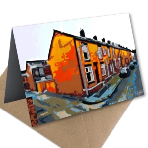Art card of Nunnery Road, Bolton