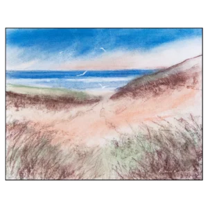 ''Over the Dunes' art prints by Rosie Rimmer.