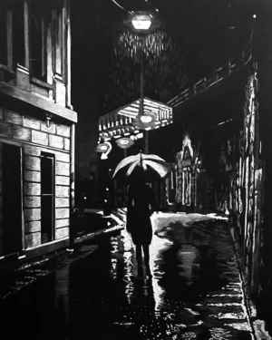 'Rainy Night In The City', Nigel Gore.