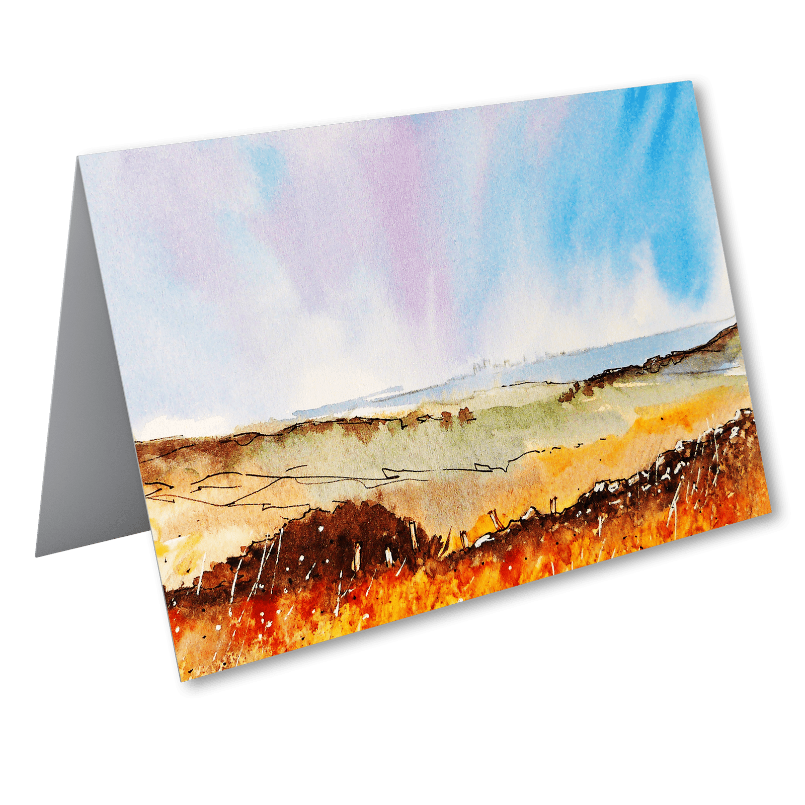'Smithills Moor'. A card by Rosie Rimmer.