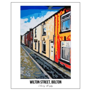 Wilton Street, Bolton is a fine art print by Harry Rigby