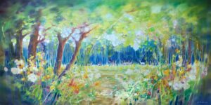 'Angels of May', Gill Bustamante. A Large Original Painting.