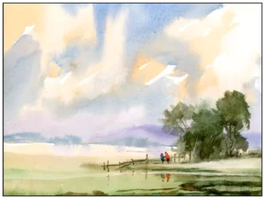 'Waters Edge, Rivington'. Fine art print by Colin Callon.