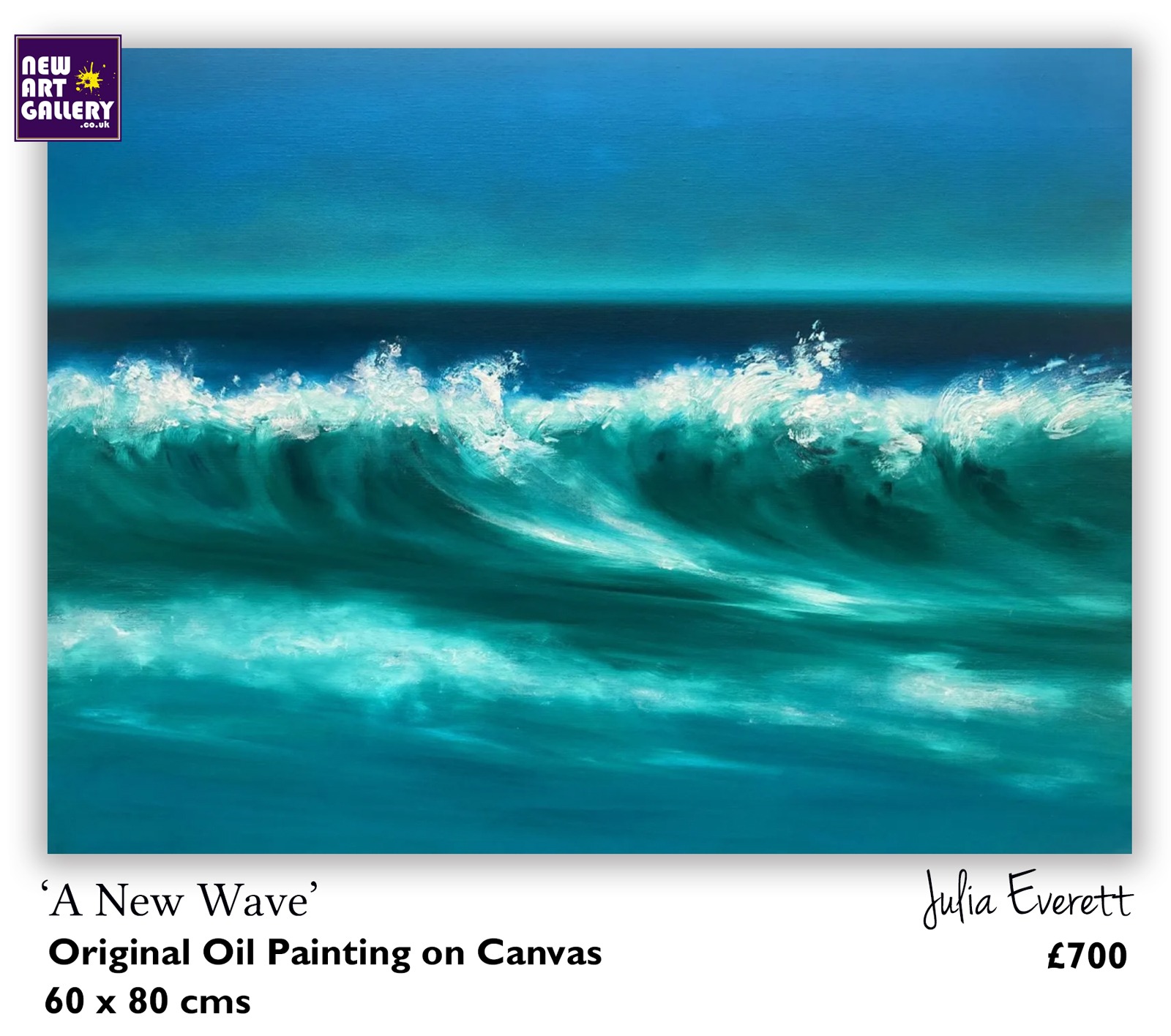 A New Wave Julia Everett Original Painting