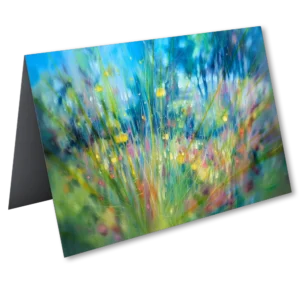 'Chaos in the Meadow'. Fine art card by Gill Bustamante.