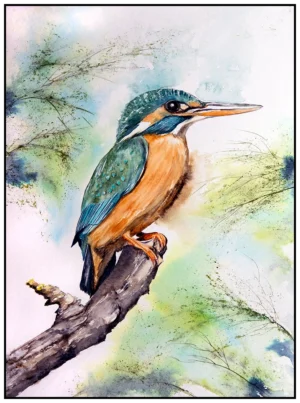 'Halcyon Kingfisher', Helen Worthington.
