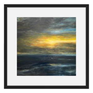 'Holiday Sunset'. A framed art print by Lita Narayan.