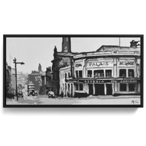 'Bolton Palais de Danse 1928'. Framed fine art canvas by Harry Rigby.