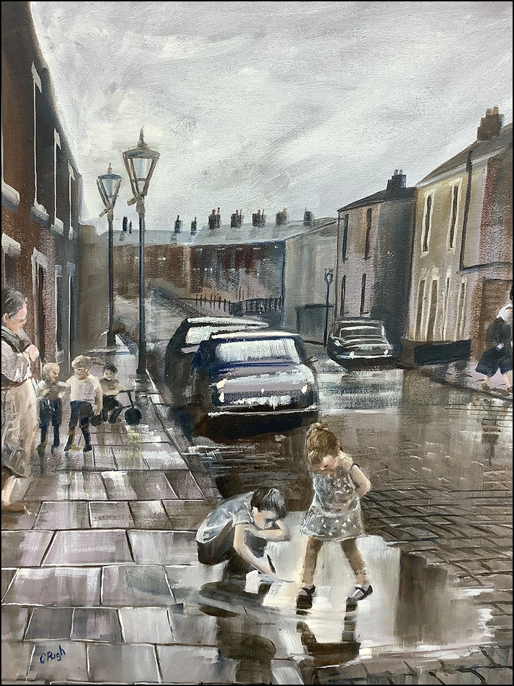 'The Daydreamers'. Carole Pugh. Mounted Fine Art Prints, Framed Canvas Wall Art & Art Cards.