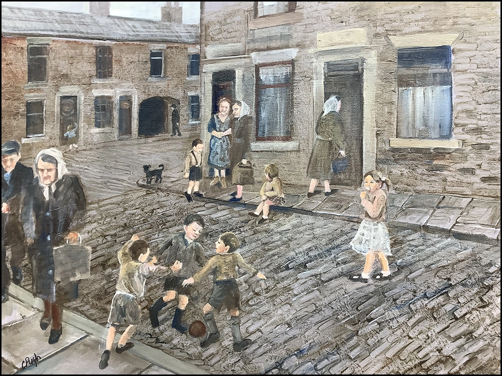 'Neighbours'. A fine art print by Carole Pugh.