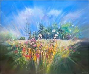 'Natures Statement'. An original painting by Gill Bustamante.