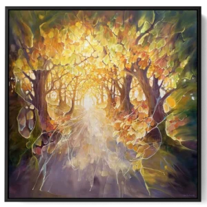 'Once Upon a Time'. Framed canvas art print.