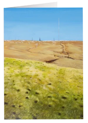 'Winter Hill from Rivington Pike' by Neil Baglow. Art Cards.