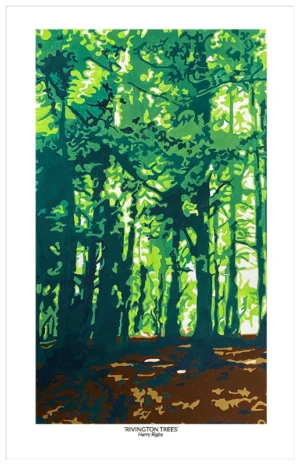 'Rivington Trees'. A fine art poster by Harry Rigby.