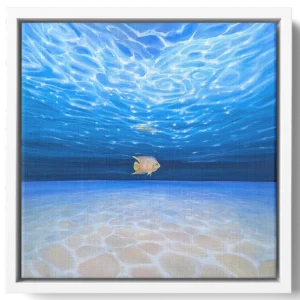 'Under Sea Rebel. Framed canvas print by Gill Bustamante.