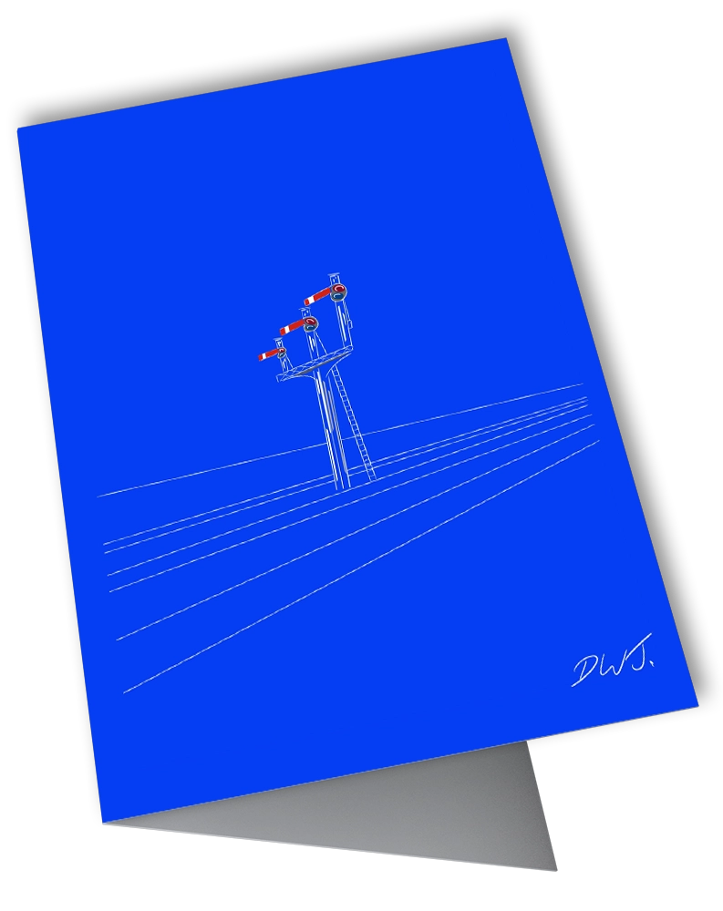 'Triple'. Fine art card front by Daniel Jones.