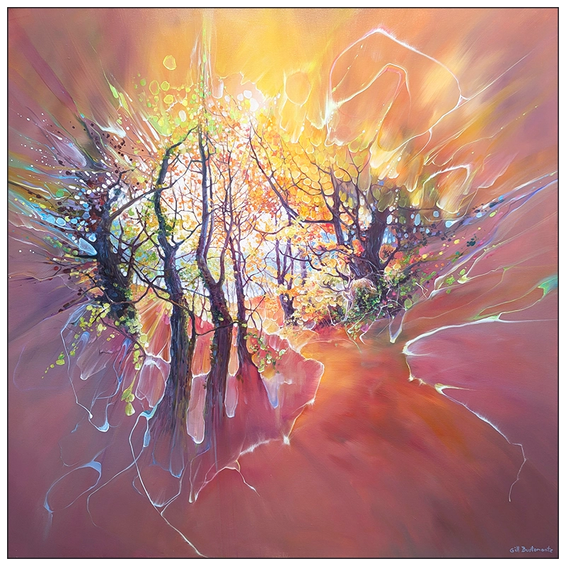 'The Wild Wild Wood'. A large original painting by Gill Bustamante.