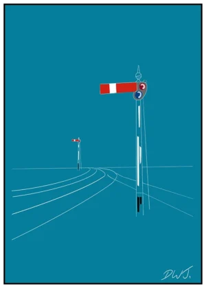 'Near and Far'. All art prints by Daniel Jones.