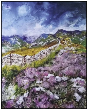 'The Heathers Out' Pat Richardson Original Painting