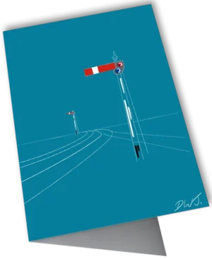 'Near and Far'. Greeting cards by Daniel Jones.